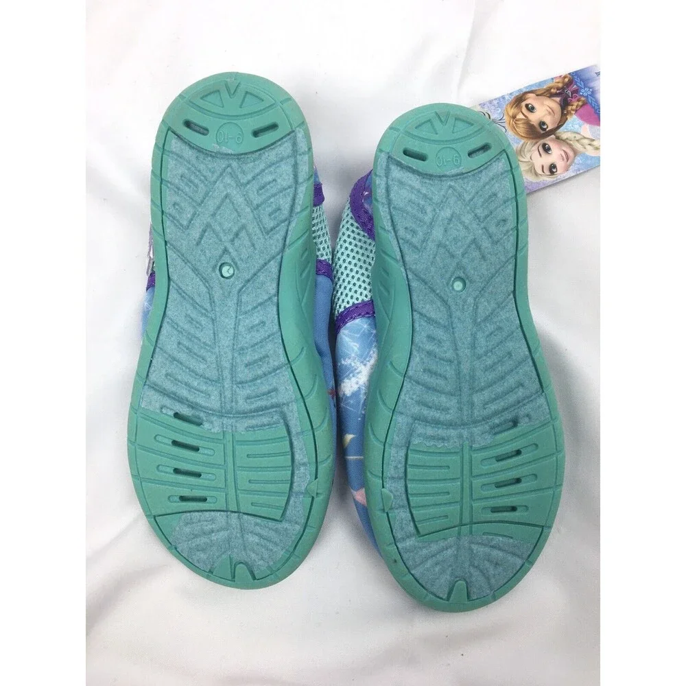 Disney Frozen Elsa Anna Swim‎ Water Shoes Girl Child Size 5/6